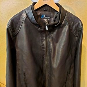 Faux Leather Jacket